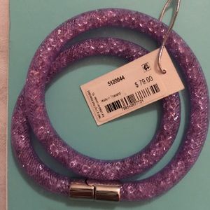 SWAROVSKI STARDUST BRACELET IN PURPLE
