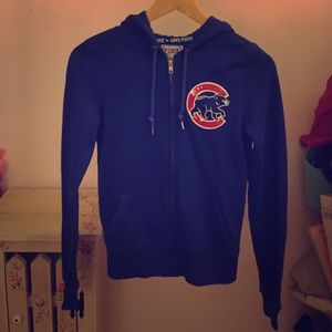 Chicago Cubs zip up hoodie from Pink