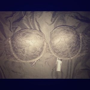 Victoria's Secret black strapless bra