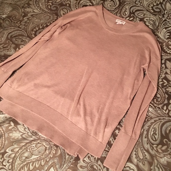 Rose pink sweater! NWOT