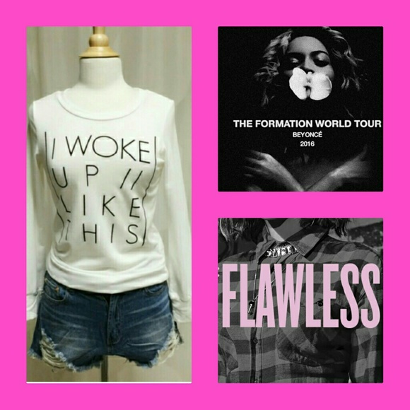 April Spirit Tops - ❗HOT DEAL❗💕I Woke Up Like This Sweatshirt - M