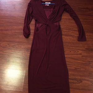 Cut out midi dress