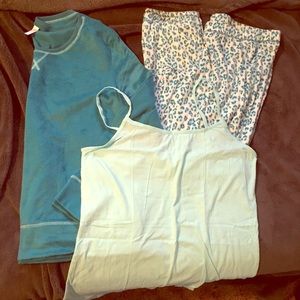 3 piece pajama set
