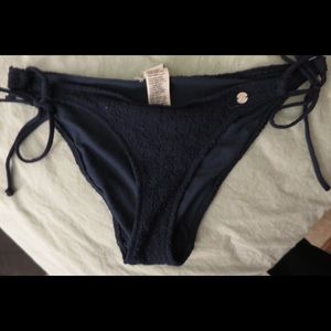 Gilly Hicks Navy Blue Bikini Bottom