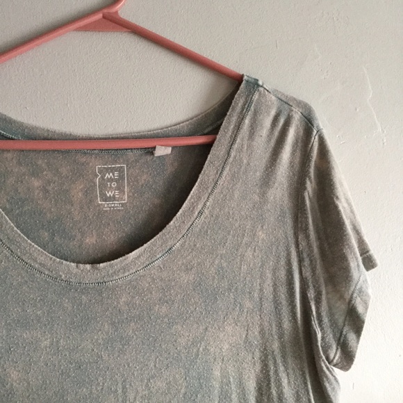 🍃 Crinkle Dyed Flowy Tee