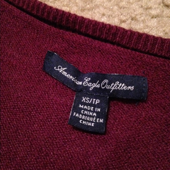 Maroon Cardigan - Picture 3 of 3