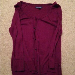 Maroon Cardigan