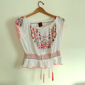 Boho floral top