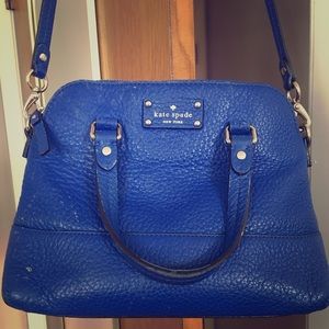 Royal blue authentic Kate Spade purse