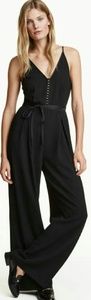 H&M Black Pants Jumpsuit