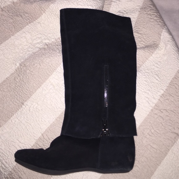 NWOT Steve Madden fold over zipper boots