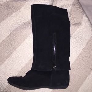 NWOT Steve Madden fold over zipper boots