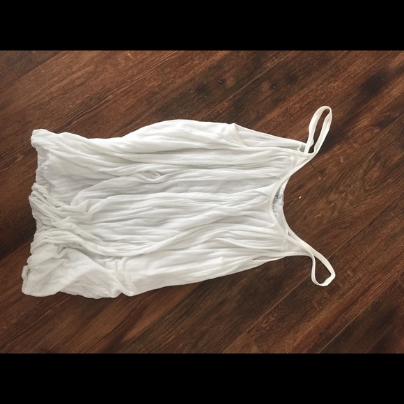 Cru blousy tank with petal bottom