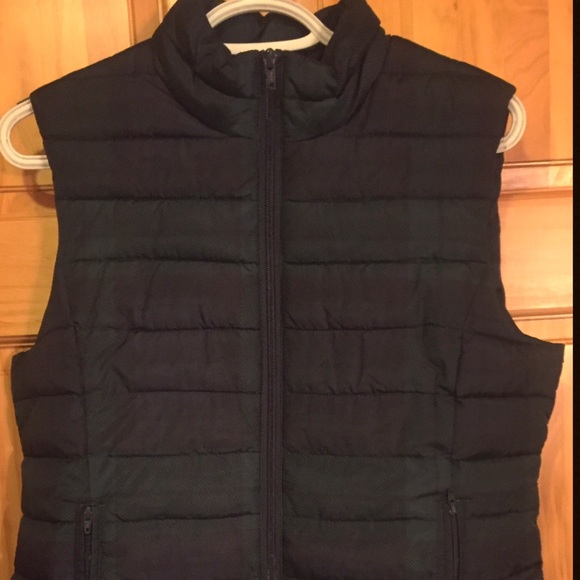 Colebrook plaid vest