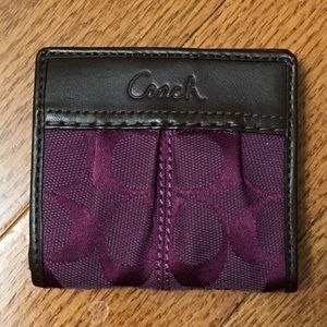 ❤️NWT❤️ Coach Soho Pleated Signature Mini Wallet