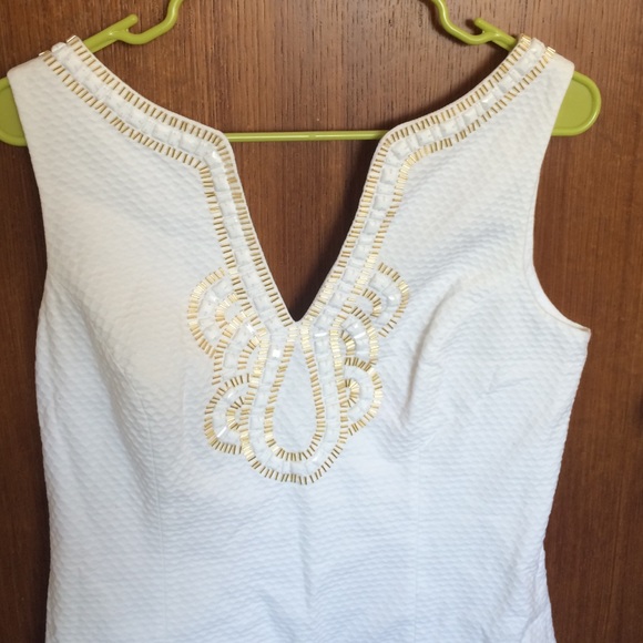 RES Lilly Pulitzer Resort White Janice Shift Dress
