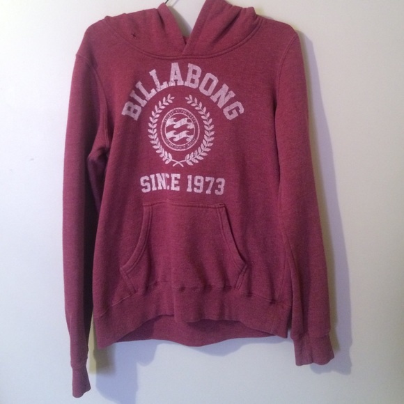 Maroon billabong sweatshirt