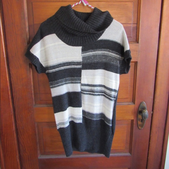 Cowl sweater dress