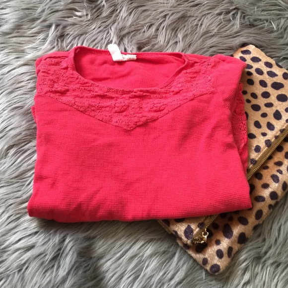 Altard State flannel with lace