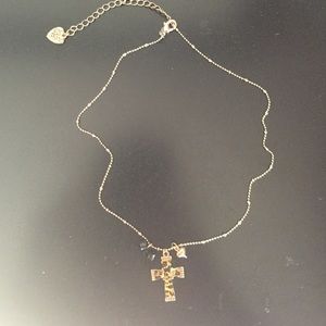 Betsey Johnson cross necklace