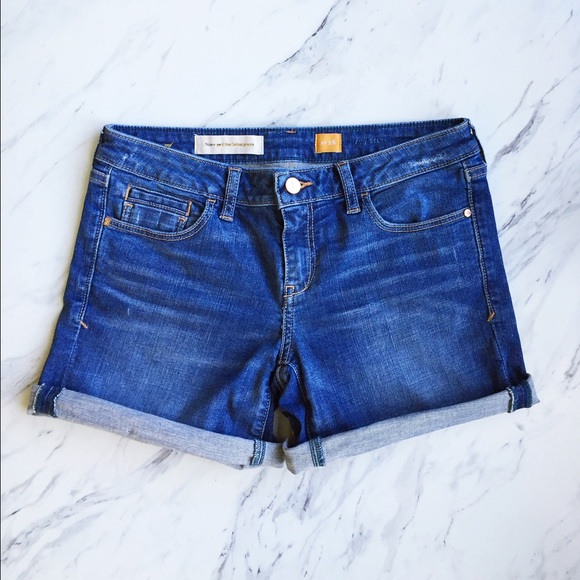 Anthropologie Pants - Pilcro Denim Roll-Up Shorts
