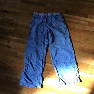 Jjill soft denim jean capris pants size 6