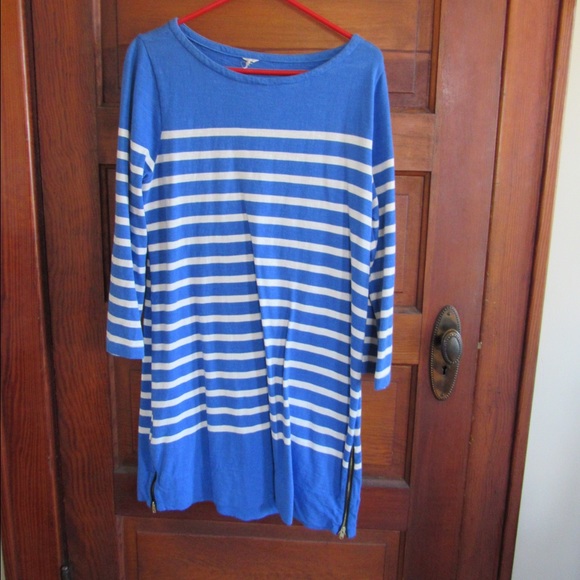 Striped cotton dress