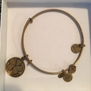 Alex and Ani "friend" gold bangle