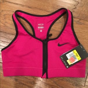 Nike Zip-down Sports Bra