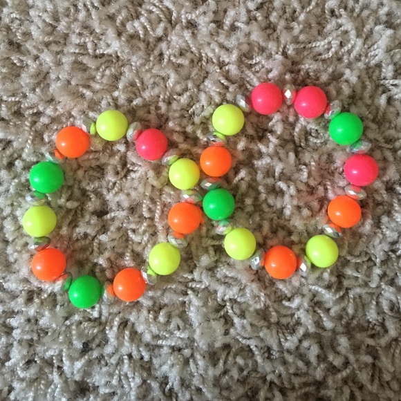 neon braclet set