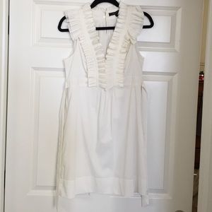 BCBGMAXAZRIA white dress- perfect for graduation!