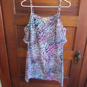 Animal print mini dress