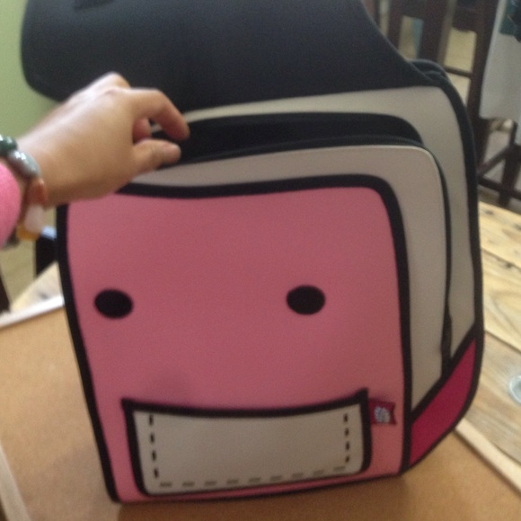 JumpFromPaper Pink backpack. - Picture 4 of 4