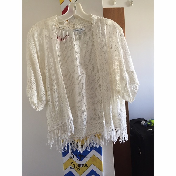 Lace, lightweight open cardigan - Picture 1 of 1