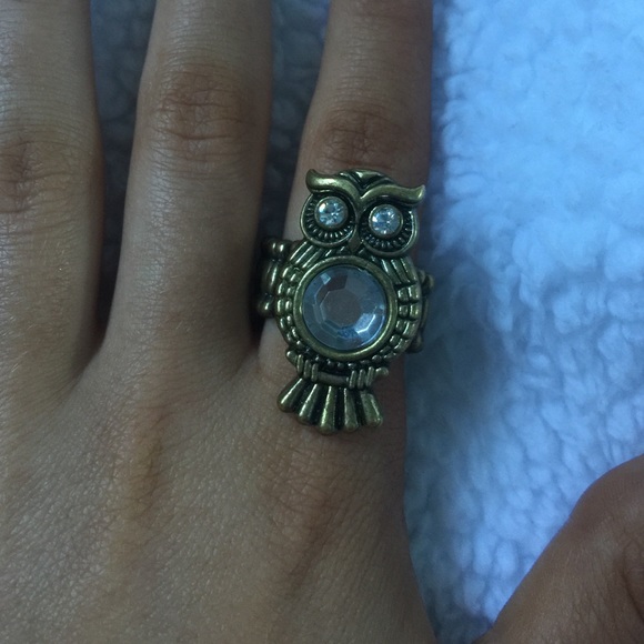 Stretchy Owl ring