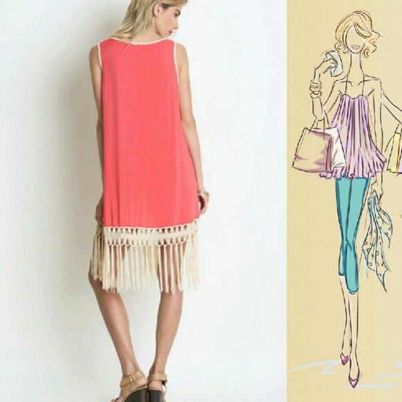 Flash sale Fringe Dress Umgee Boutique - Picture 2 of 2