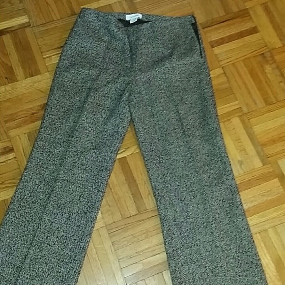 Calvin Klein high waist tweed pants size 2