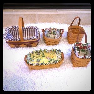 Longaberger  original baskets bundle sale