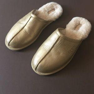 Gold Ugg Slippers