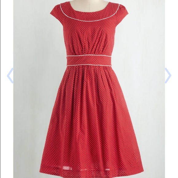 Day After Day Dress in Dot by Emily & Fin