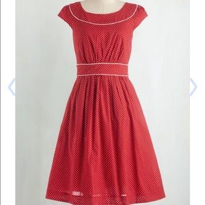 Day After Day Dress in Dot by Emily & Fin