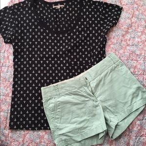 Mint JCrew Chino Shorts
