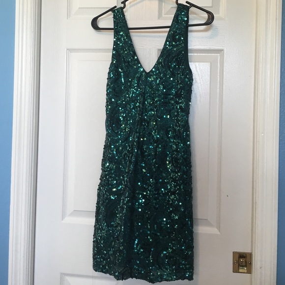 NWT Forever 21 green sequin dress