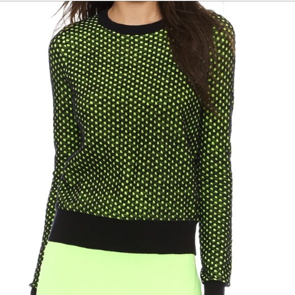 ALC neon green sweater