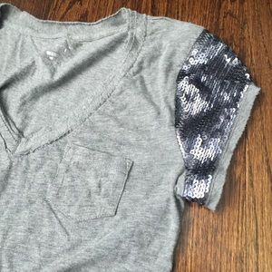 {Loft sequin tee • sz xs}