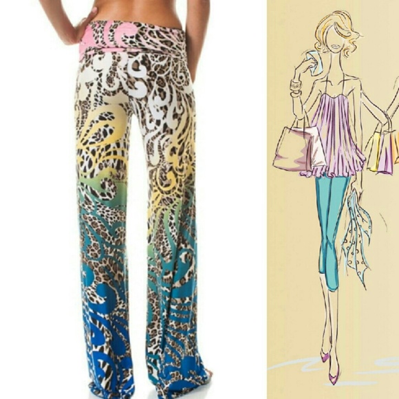 A Walk On The Wild Side Palazzo Pants - Picture 2 of 4