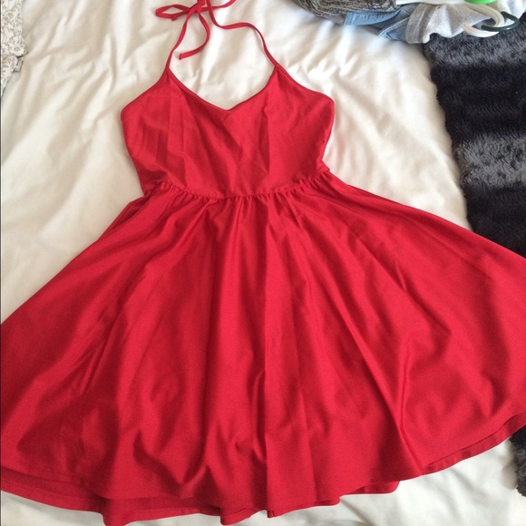 Red Spandex Ballerina Dress