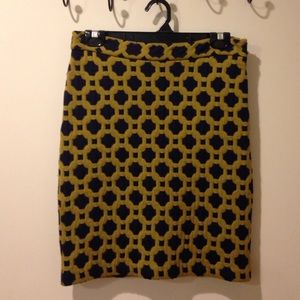 Anthropologie quilted skirt
