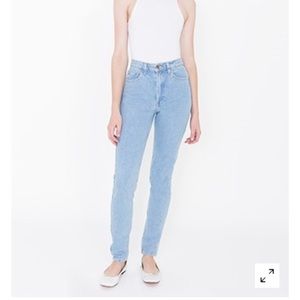 American apparel mom jeans