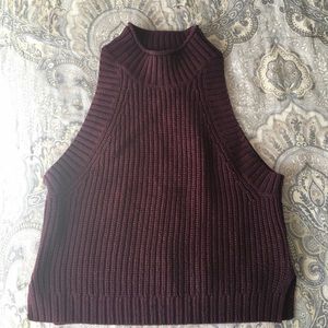 Kendall and Kylie turtleneck tank sweater